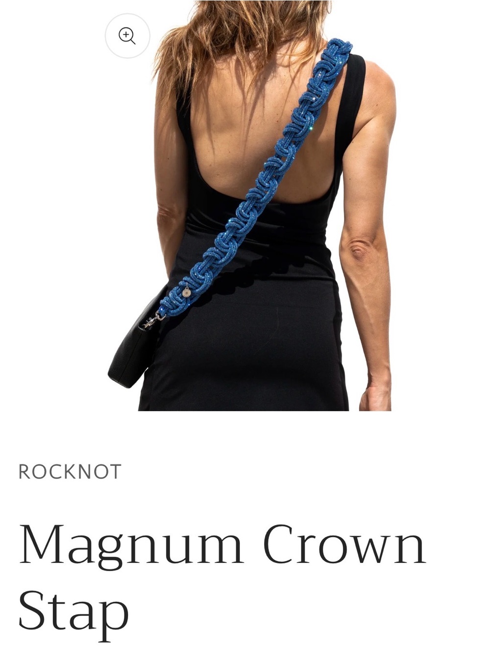 Rocknot Rhinestone Purse Straps - Picture 2 of 9